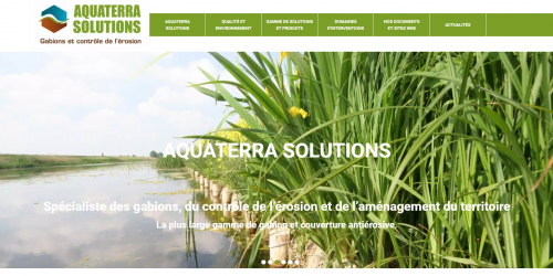 Illustration Creation du site vitrine -  Aquaterra Solutions