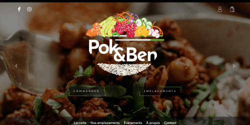 Illustration Creation-site-e-commerce-pok&ben