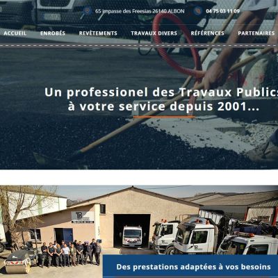 Refonte du site vitrine TP Réalisations en Drôme