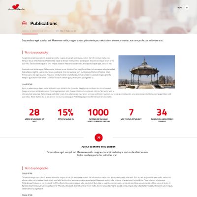 Création du site web WordPress de Mon Coeur Valence (Drôme)