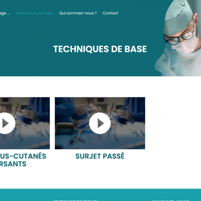 Creation du site vitrine - Aromec