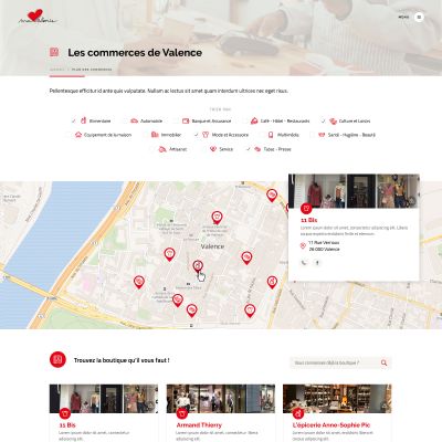 Création du site web WordPress de Mon Coeur Valence (Drôme)