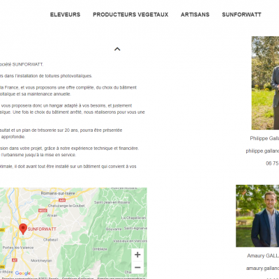 Création du site vitrine - Batiwatt