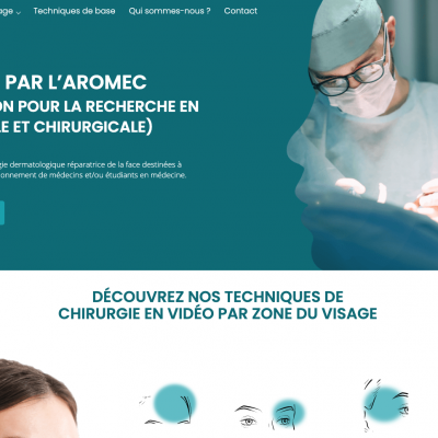 Creation du site vitrine - Aromec