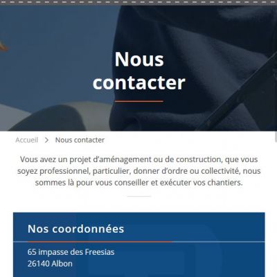 Refonte du site vitrine TP Réalisations en Drôme